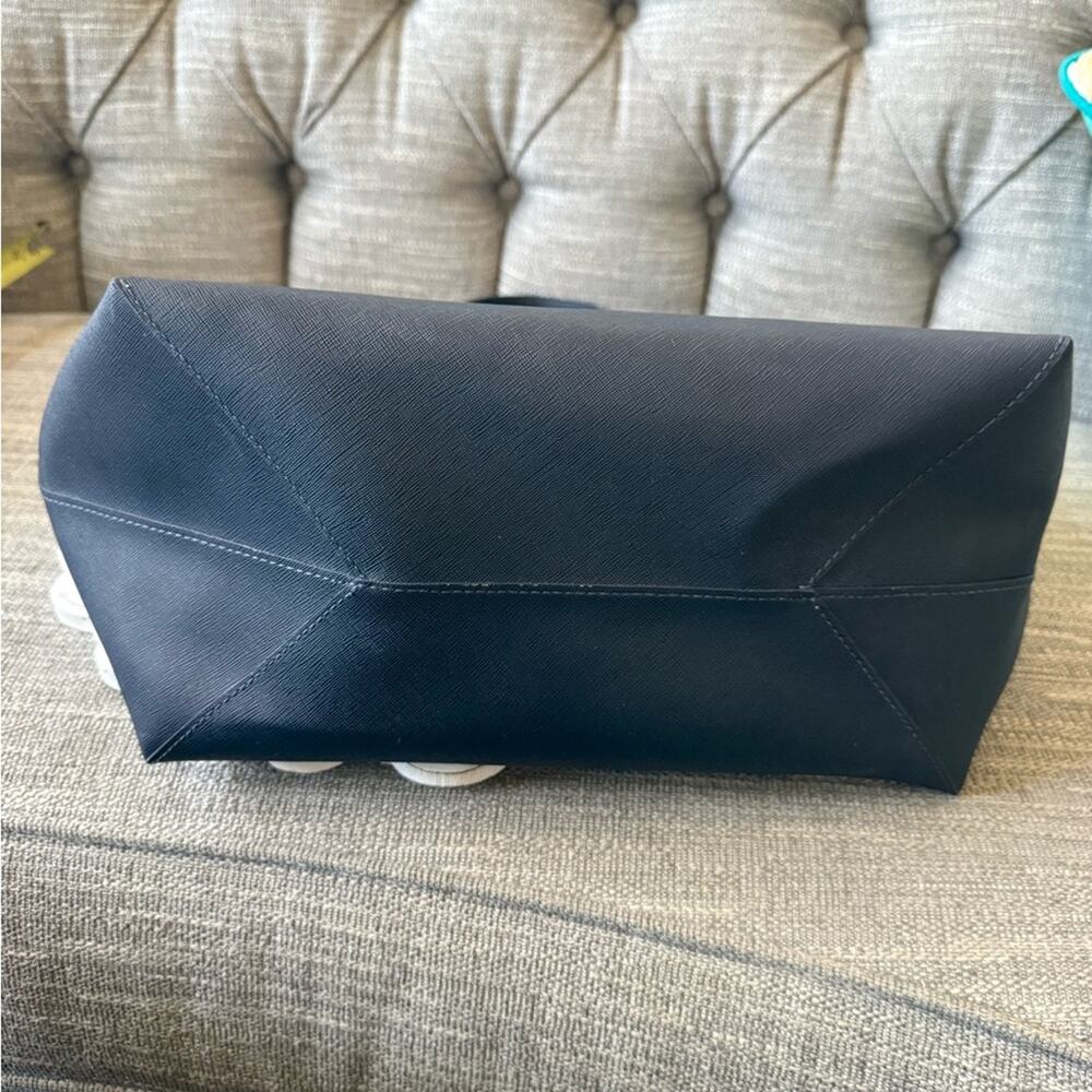 Michael Kors Navy Blue Purse Bag Handbag - Picture 4 of 12